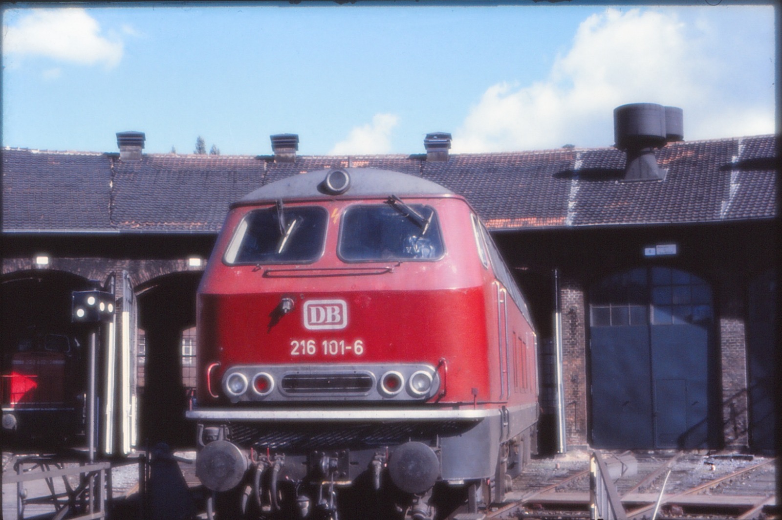 Diesellokomotive 216 101-6 am 16. September 1979