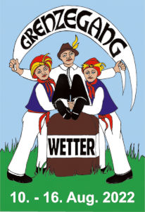 Offizielles Grenzegang-Logo der Stadt Wetter für das Fest 2022