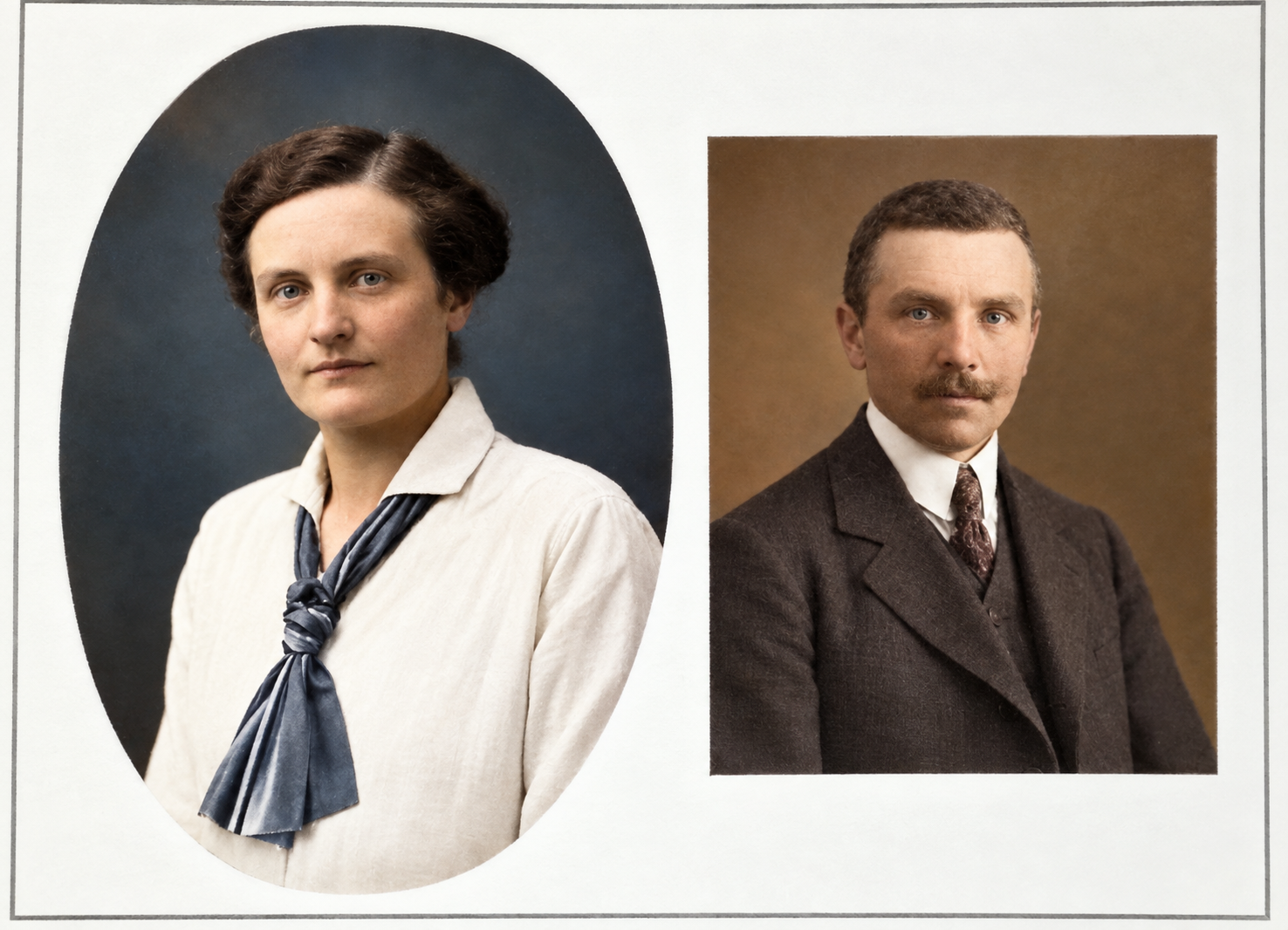 Katharina Dehnert, geborene Vogt, und Jakob Dehnert